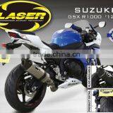 For SUZUKI GSX-R1000 2012- SM Motorcycle Exhaust Pipe LASER HotCam2 DS Slip-on Muffler