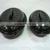Ceramic Coating Enamel Oval Chicken Roaster Pan With Wire Rack thumbnail-4