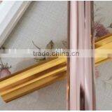 6063 T5 Aluminium Wood Grain Finish/wood Colour Aluminium Profile for Curtain Wall/window&door Frame /furniture/handrail thumbnail-3