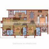 Low Cost Light Steel Prefabricated Bungalow Plans thumbnail-6