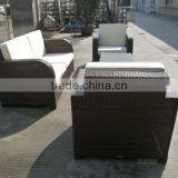 New Design Outdoor Rattan Furniture Patio Brown Sofa Set thumbnail-3