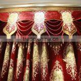TOP ONE 2016 Polyester Luxury Embroidery Window Curtains/ Popular Elegant Beaded Curtains thumbnail-2
