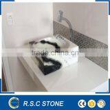 Panda White Marble Standing Sink thumbnail-1