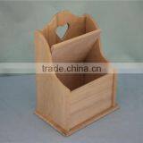 Unfinished Hanging Wooden Unusual Pencil Case With Lid Wholesale thumbnail-3