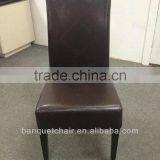 High Back Dining Chair With Black Pu Leather FD-524-1 thumbnail-1