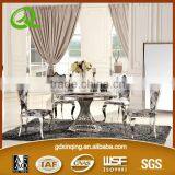 TH381 Hot Sale Modern Marble Stainless Steel Dining Table thumbnail-1
