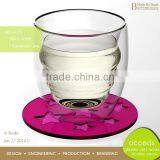 Glass 2014 Double Wall Cups for Tea Coffee Cappuccino thumbnail-2