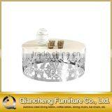 Crave Stainless Steel Marble Coffee Table Centre Table thumbnail-1