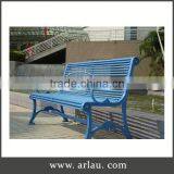 Arlau Cast Aluminum,Outdoor Metal Chair,White Wrought Iron Outdoor Bench thumbnail-2