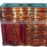 Antique Wooden Display Cabinets, Corner Display Cabinet, Wooden Corner tv Cabinet thumbnail-1