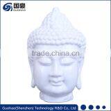 Customized Plastic Buddha Statue White Resin thumbnail-1