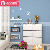 Wooden Shoe Storage Cabinet Design MDF Cabinet With 3 Drawer Fashion Morden Home Furniture for Living Room Shoe Storage thumbnail-4