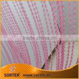 good quality plastic door curtain price/decorative beaded room divider/curtain with beads