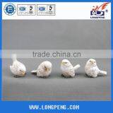 Promotional White Polyresin Bird Garden Decoration thumbnail-1