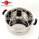 Double Multi-purpose Stainless Steel Cooking Stock Pot Stainless Steel Food Steamer thumbnail-5