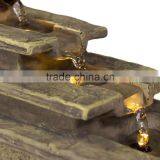 Tri-Step LED Lights Tabletop Water Fountain thumbnail-4
