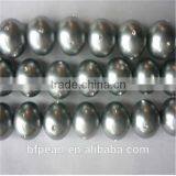 8mm Genuine River Pearls Strands Shell Pearls Jewelry with 4 Crystal Beads