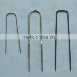 Black Landscape Staple/ Turf Pin/ Turf Nail thumbnail-1