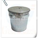 Household Decor Big Galvanized Bucket With Lid thumbnail-4