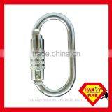 2442KTL-3 Triple Lock Galvanized Steel Oval Carabiner thumbnail-1