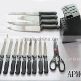 15pcs Chef Knives, Kitchen Knife Sets With Stand thumbnail-1