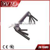 2017 Marketing Yute 8PCS Curve Hex Key Set With Black Color&Folding Allen thumbnail-1