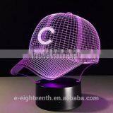 Cutomized Image Captain American Style Visual Illusion Light Touch Panel 3D Led Night Lights for Christmas Gift thumbnail-2