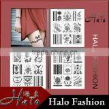 China Girl Body Art Black Color Temporary Tattoo Sticker For Sale T005-009 thumbnail-1