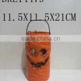 Ceramic Pumpkin Lantern With Handle Festival Holloween Decorations thumbnail-3