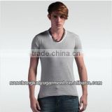 Men's Slim Tight Fitting Short Sleeve V-Neck T-Shirt In Nanchang