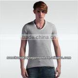 Men's Slim Tight Fitting Short Sleeve V-Neck T-Shirt In Nanchang thumbnail-1