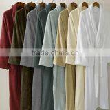 Unisex Microfiber Bathrobe for Hotel Waffle Bathrobe thumbnail-1