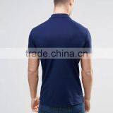 Guangzhou Xinlan Factory Custom Short Sleeve Navy Men's 100% Polyester Pique 200g Slim Fit Casual Latest Polo T-Shirt thumbnail-2