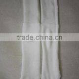 White Blank Sublimation Socks 100 Polyester Socks With Rib on Leg thumbnail-3