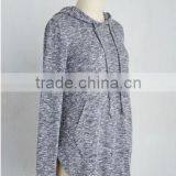 Plain Womens Zip Hoodie Fleece Sweatshirt Hoody Coat Jacket Top thumbnail-2