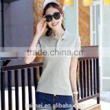 2017 Wholesale Breathable Good Quality Hot-selling New Design Best Choice Slim Fit Polo Shirt Women thumbnail-5