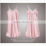 OEM Service Women Sleepwear V Neck Slip Sexy Nighty For Honeymoon thumbnail-2