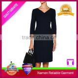 2015 Fashion Newest Long Sleeve Chiffon Casual Dress, Women Dress for Cocktail Party Dress thumbnail-3