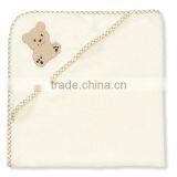 Trade Assurance Applique Animal Baby Towel With Hood/custom 100%cotton Terry Hooded Baby Bath Towel thumbnail-3