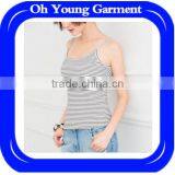Factory Wholesale High Quality 100% Cotton Women's Tank Top Gym thumbnail-3