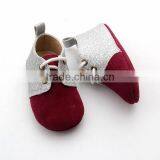 Wholesale Soft Prewalker Oxford Baby Shoes Genuine Leather Shoes thumbnail-5