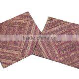 Decorative Vintage Couch Pillowcases Pink Varanasi Zari Indian Accent Cushions thumbnail-2