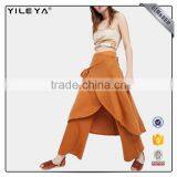 Ruffles Loose Pants Woman Pants thumbnail-1