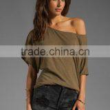 off the Shoulder T-shirt Wholesale thumbnail-1