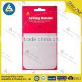 White Round Corner Custom Clothing Patches for Ragdoll Making