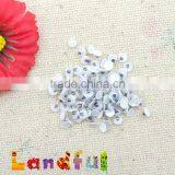 3mm Flat Back White Plastic Moving Wiggle Eyes Safety Toy Googly Eyes thumbnail-6