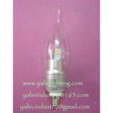 E12 LED Candelabra Bulb, E14 LED Candle Light, 3W SMD Interior Lamp, 360 Degree Decorative for Chandelier Lighting thumbnail-1