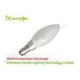 3w Frosted Glass Dimmable Led Candle Bulbs B15 Base Natural White CE RoHS thumbnail-1