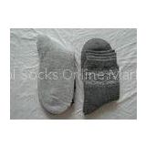 Jacquard Business Mens Wool Socks Comfortable Customized In Grey