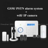 Distinctive smart home security system LCD touch keypad GSM/ PSTN dual network bulgar wireless alarm system with wifi/ IP camera
